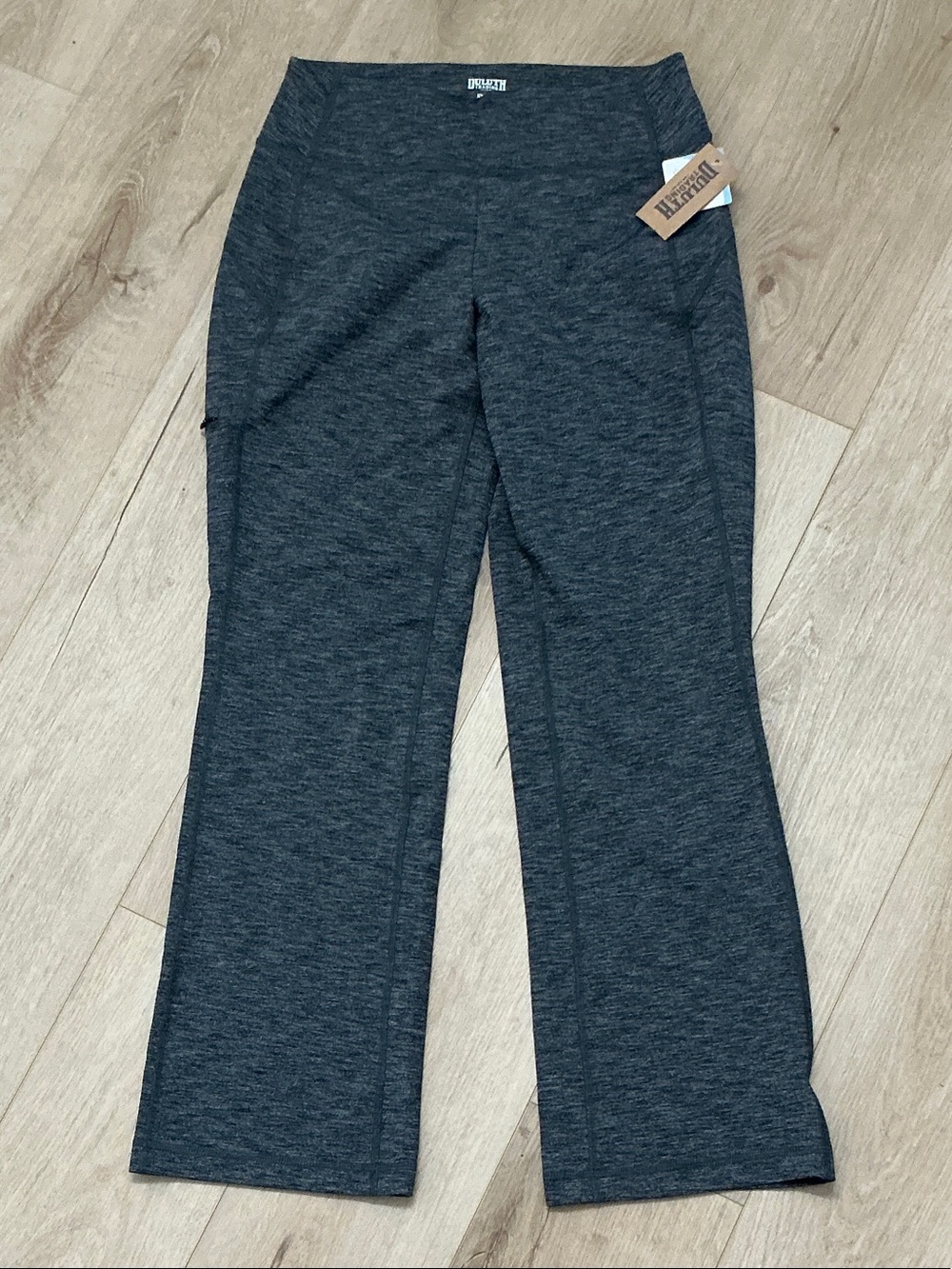 Duluth Trading Co Dark Charcoal Gray Leggings